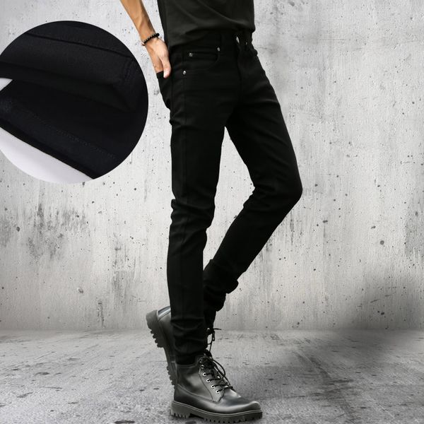 style 2017 autumn winter thicken fleece leg pants jeans hip hop men' s black cowboy teenagers elastic youth men's trousers, Blue
style 2017 autumn winter thicken fleece leg pants jeans hip hop men' s black cowboy teenagers elastic youth men's trousers, Blue