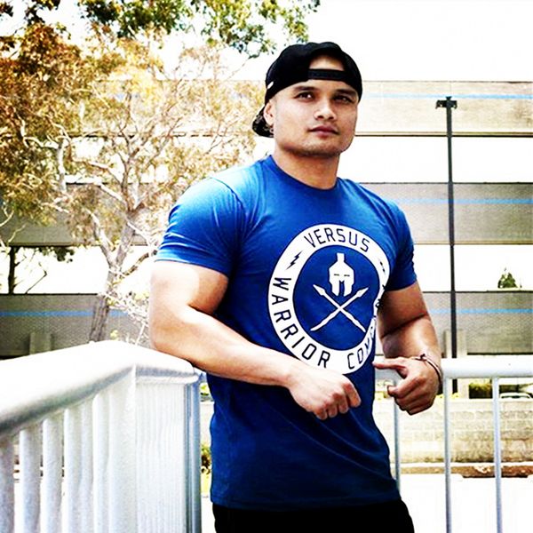 muscle fitness brothers short sleeve men sports running training slim fit new style summer t-shirt, White;black
muscle fitness brothers short sleeve men sports running training slim fit new style summer t-shirt, White;black