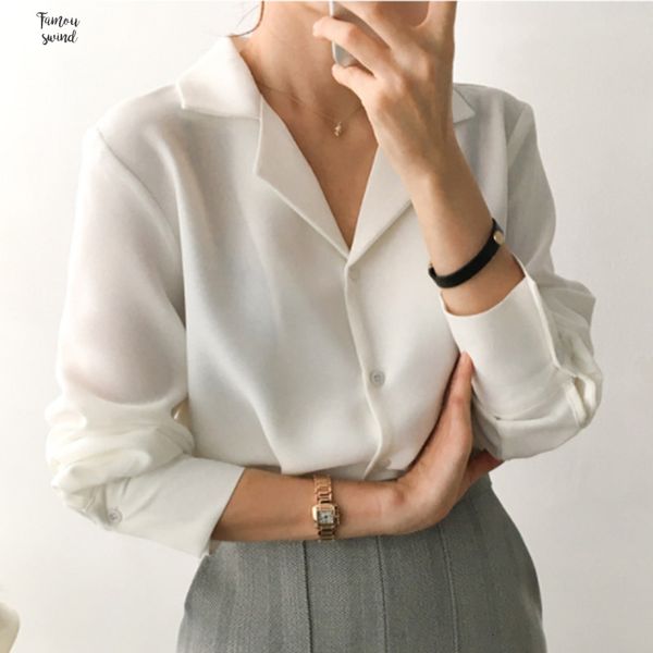 shirts women 2019 korean working work office long sleeve fashion v neck loose casual shirts classic women white
shirts women 2019 korean working work office long sleeve fashion v neck loose casual shirts classic women white