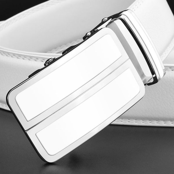 3.5cm automatic buckle belt men waist strap fashion genuine leather white grain waistband, Black;brown
3.5cm automatic buckle belt men waist strap fashion genuine leather white grain waistband, Black;brown