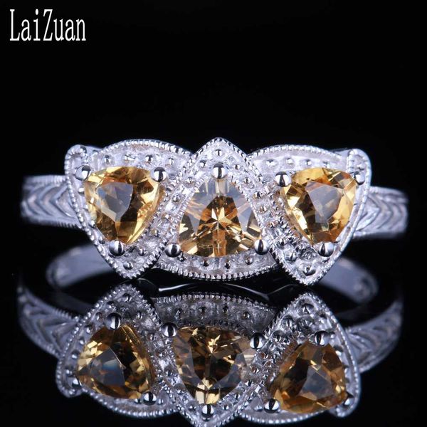 laizuan sterling silver 925 certified trillion 4mm 0.66ct natural citrine engagement wedding ring vintage art deco women jewelry, Golden;silver
laizuan sterling silver 925 certified trillion 4mm 0.66ct natural citrine engagement wedding ring vintage art deco women jewelry, Golden;silver