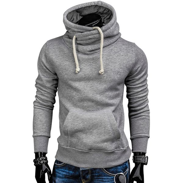 men turtle neck fabala sweatshirt autumn hoodie drawstring casual pullover with pocket long sleeve sportswear, Black
men turtle neck fabala sweatshirt autumn hoodie drawstring casual pullover with pocket long sleeve sportswear, Black