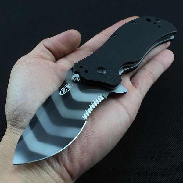 

Folding knife new tactical ZERO TOLERANCE 0350 spring power system pocket knife G10 handle ELMAX blade utility outdoor camping tool knife