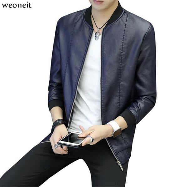 weoneit 2019 autumn winter men's leather coat fashion slim fit leather jackets fashion casual outwear for man jacket, Black
weoneit 2019 autumn winter men's leather coat fashion slim fit leather jackets fashion casual outwear for man jacket, Black