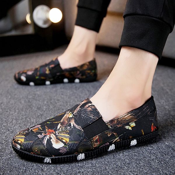 Breathable Gold Floral Print Men's Shoes Summer Flats New 2019 Slip on Casual Shoes Men Canvas Espadrilles Light Loafers Male #217398
Breathable Gold Floral Print Men's Shoes Summer Flats New 2019 Slip on Casual Shoes Men Canvas Espadrilles Light Loafers Male #217398