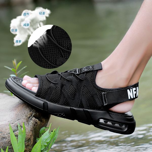 summer new style trend mesh slipper students youth versitile fashion shoes men outdoor ultra-soft breathable sandals, Black
summer new style trend mesh slipper students youth versitile fashion shoes men outdoor ultra-soft breathable sandals, Black