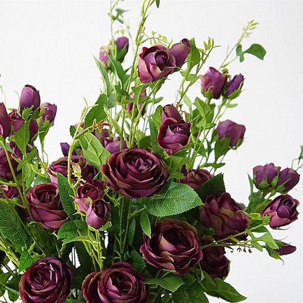 6 head artificial silk rose flower bouquet real touch romantic rose fake flower for wedding bridal hold floral home garden decor
6 head artificial silk rose flower bouquet real touch romantic rose fake flower for wedding bridal hold floral home garden decor