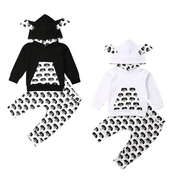 kids baby girl boy animal clothes long sleeve hooded +cartoon dogs pants outfits, White
kids baby girl boy animal clothes long sleeve hooded +cartoon dogs pants outfits, White