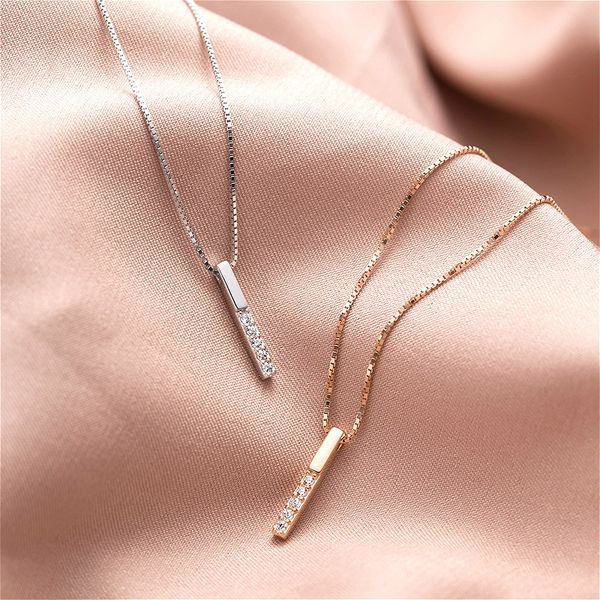 fengxiaoling really 925 sterling silver multiple zircon geometric strip pendant necklaces for women simple fashion jewelry
fengxiaoling really 925 sterling silver multiple zircon geometric strip pendant necklaces for women simple fashion jewelry
