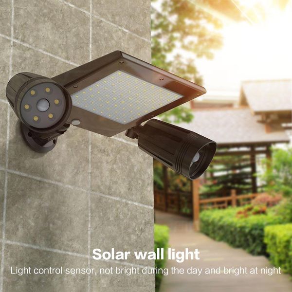 brelong solar garden light led body sensor outdoor waterproof double head projection wall light 1 pc
brelong solar garden light led body sensor outdoor waterproof double head projection wall light 1 pc
