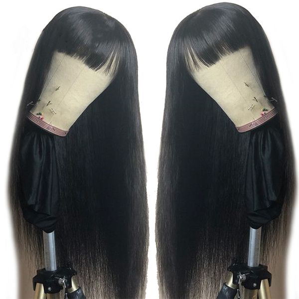natural straight wigs with bangs brazilian human hair wigs short bob straight vrigin hair wig 360 lace frontal wigs for black women, Black;brown
natural straight wigs with bangs brazilian human hair wigs short bob straight vrigin hair wig 360 lace frontal wigs for black women, Black;brown