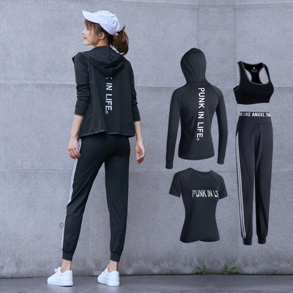women sping autumn running sport yoga set fitness women gym workout yoga pants + bra + t-shirt outerwear shorts 5 piece set
women sping autumn running sport yoga set fitness women gym workout yoga pants + bra + t-shirt outerwear shorts 5 piece set