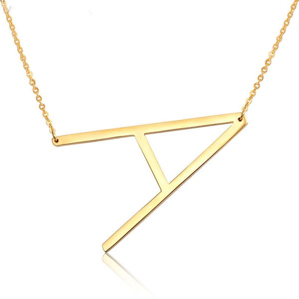 fashion 26 letter necklaces alphabet pendants 3 color stainless steel choker initial necklace for women girl jewelry collier, Silver
fashion 26 letter necklaces alphabet pendants 3 color stainless steel choker initial necklace for women girl jewelry collier, Silver