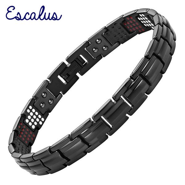 escalus magnetic health bracelet for women 100% pure titanium 4in1 magnets negative ions germanium far infra red bracelet, Golden;silver
escalus magnetic health bracelet for women 100% pure titanium 4in1 magnets negative ions germanium far infra red bracelet, Golden;silver