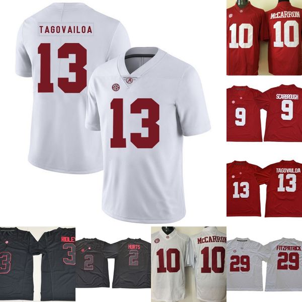 Mens Alabama Crimson Tide 2 Jalen Hurts 29 Fitzpatrick 13 Tua Tagovailoa 9 Bo Scarbrough 10 AJ McCarron 3 Ridley Black Football Jerseys
Mens Alabama Crimson Tide 2 Jalen Hurts 29 Fitzpatrick 13 Tua Tagovailoa 9 Bo Scarbrough 10 AJ McCarron 3 Ridley Black Football Jerseys