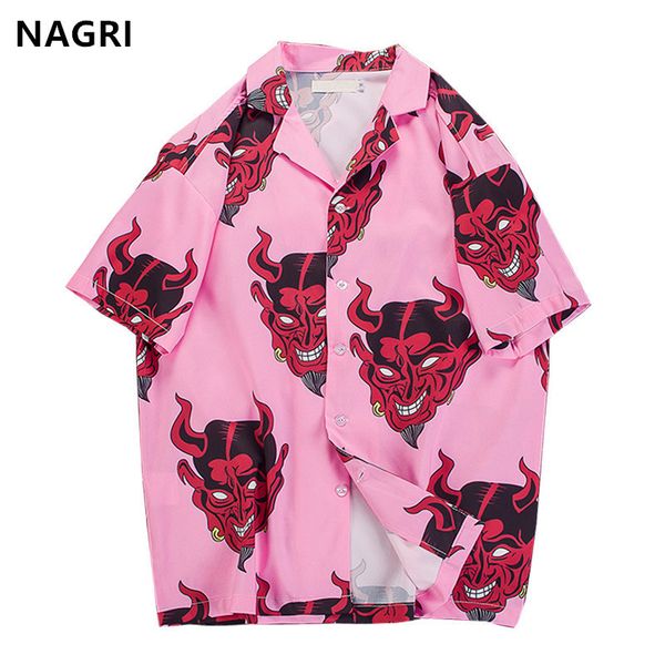 hip hop streetwear shirts men devil full printing short sleeve summer floral rapper harajuku loose hawaiian korean shirts camisa, White;black
hip hop streetwear shirts men devil full printing short sleeve summer floral rapper harajuku loose hawaiian korean shirts camisa, White;black