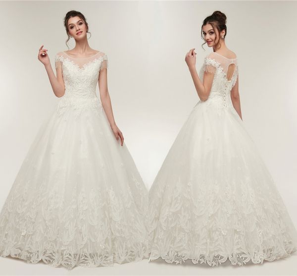 plus size wedding dresses o neck with appliques short sleeves a line tulle edge with long bride dresses for women white wedding dress
plus size wedding dresses o neck with appliques short sleeves a line tulle edge with long bride dresses for women white wedding dress