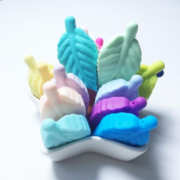 20pcs/lot silicone leaf wrist pendants loose beads baby teether toy bpa grade diy chew charms necklace jewelry making
20pcs/lot silicone leaf wrist pendants loose beads baby teether toy bpa grade diy chew charms necklace jewelry making