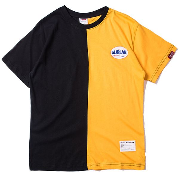 2019 summer hip hop patchwork t-shirts men streetwear color block tshirt letter printed male harajuku tees hip hop zc043, White;black
2019 summer hip hop patchwork t-shirts men streetwear color block tshirt letter printed male harajuku tees hip hop zc043, White;black