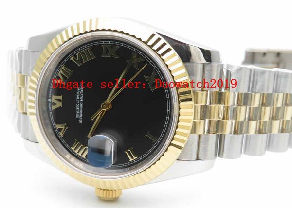 men's products selling quality datejust 36mm black dial with roman numeral bp eta 2813 automatic movement 18k two tone yellow gold watc, Slivery;brown
men's products selling quality datejust 36mm black dial with roman numeral bp eta 2813 automatic movement 18k two tone yellow gold watc, Slivery;brown