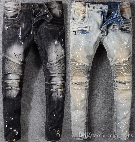 новый бренд tide paint point тонкие ноги эластичные джинсы личности мужские брюки дизайнерская брендовая одежда модные брюки, Blue
новый бренд tide paint point тонкие ноги эластичные джинсы личности мужские брюки дизайнерская брендовая одежда модные брюки, Blue
