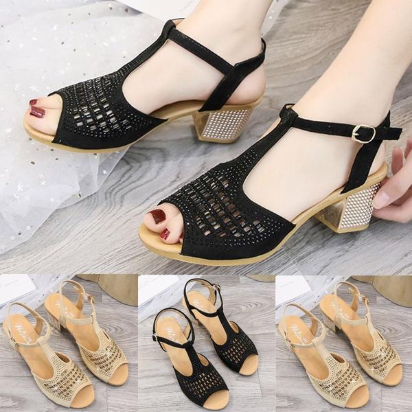 women sandals high heel fish mouth buckle strap fashion hollow shoes woman sandalias mujer 2020 summer ladies sandals ag5, Black
women sandals high heel fish mouth buckle strap fashion hollow shoes woman sandalias mujer 2020 summer ladies sandals ag5, Black