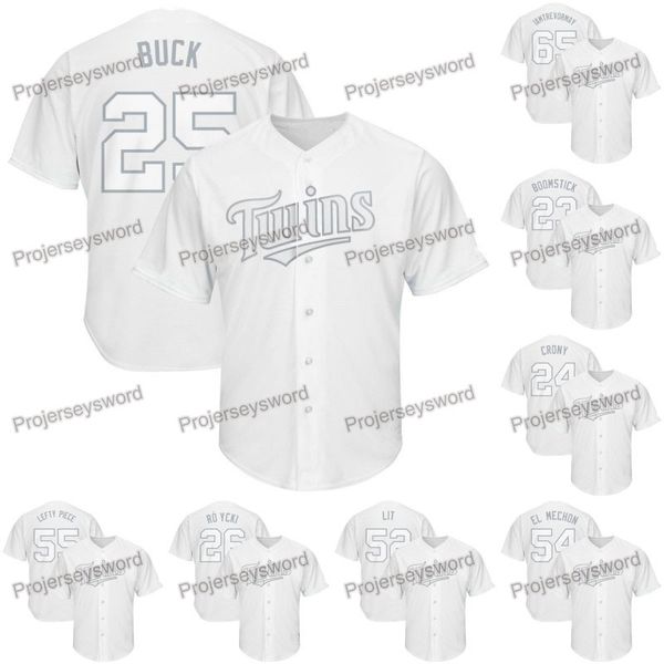Minnesota Byron Buxton 2019 Players Weekend Twins Jersey Cruz Nelson C.J. Cron Max Kepler Martin Perez Sergio Romo Jake Cave Martin Perez