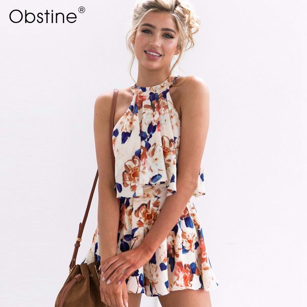 summer 2 pieces set halter women's sets off shoulder floral print chiffon beach set crop and shorts casual suits, White
summer 2 pieces set halter women's sets off shoulder floral print chiffon beach set crop and shorts casual suits, White