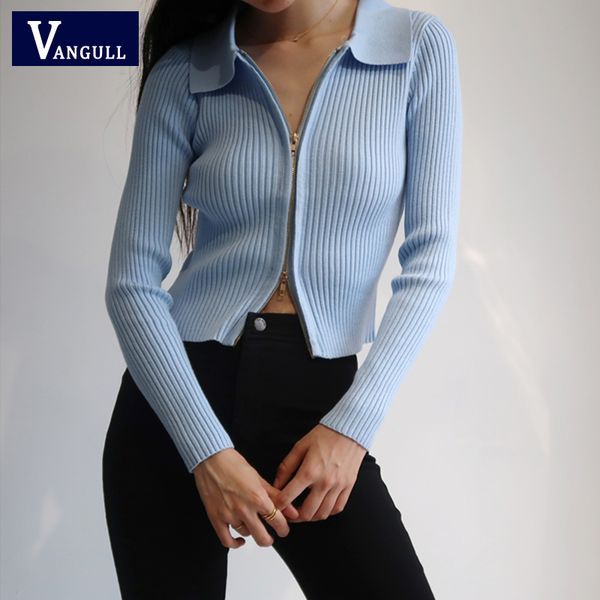 vangull женщины двойной zipper ребристые свитер обрезанные knit cardigans весна новый вскользь тонкий сексуальный свитер solid base упругие, White
vangull женщины двойной zipper ребристые свитер обрезанные knit cardigans весна новый вскользь тонкий сексуальный свитер solid base упругие, White