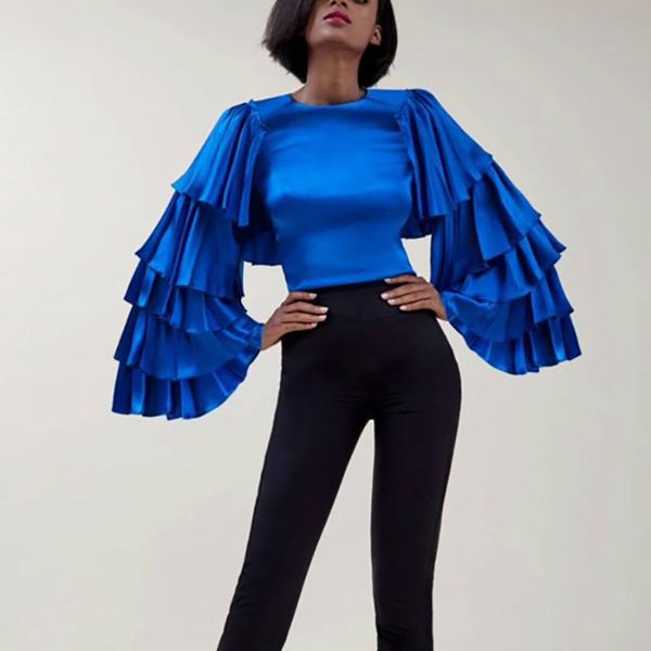 2020 new spring and summer fashion women clothes round neck lantern sleeves pullover vintage shirt blouse y993, White
2020 new spring and summer fashion women clothes round neck lantern sleeves pullover vintage shirt blouse y993, White