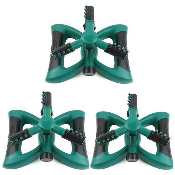 lixf 360°3-arm rotating garden water sprinklers system, garden sprinklers for large areas auto irrigation water,green,3pcs
lixf 360°3-arm rotating garden water sprinklers system, garden sprinklers for large areas auto irrigation water,green,3pcs