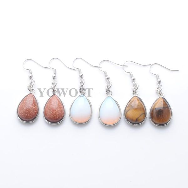 mixed 5pairs hook hanging drop earrings for women piercing dangle pendant natural stone teardrop bead lazuli opal agates qbr322, Silver
mixed 5pairs hook hanging drop earrings for women piercing dangle pendant natural stone teardrop bead lazuli opal agates qbr322, Silver