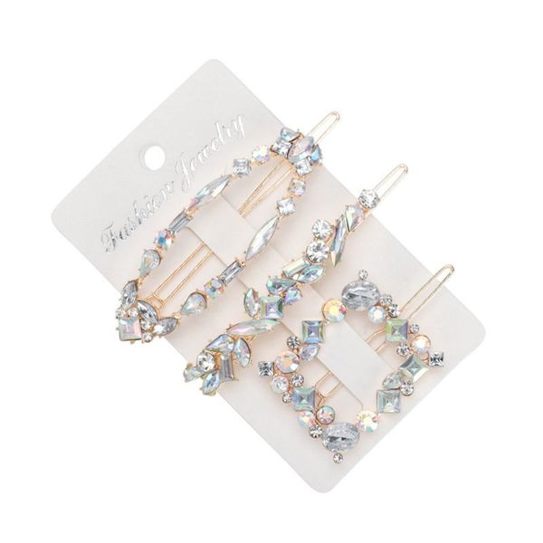 other women hairpin set bridal barrettes wedding hair clip personality alloy rhinestone side bangs clips accessories, Golden;white
other women hairpin set bridal barrettes wedding hair clip personality alloy rhinestone side bangs clips accessories, Golden;white