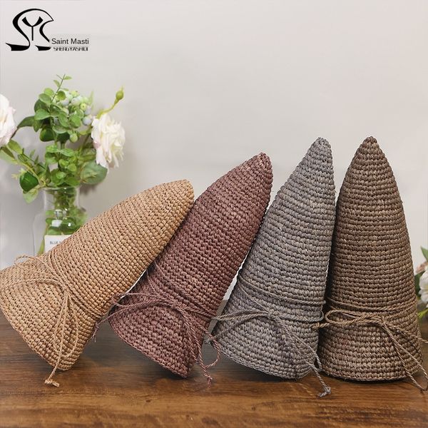 summer 2020 straw female bow fisherman shopping bucket bucket straw fisherman sun hat small edge lafite sun hat, Blue;gray
summer 2020 straw female bow fisherman shopping bucket bucket straw fisherman sun hat small edge lafite sun hat, Blue;gray