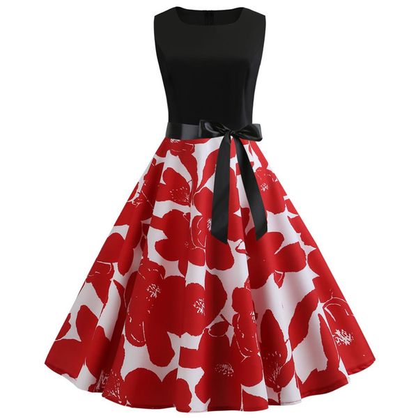 women's summer sundresswomen's vintage sleeveless print casual evening party prom swing dressvestidos mujer, Black;gray
women's summer sundresswomen's vintage sleeveless print casual evening party prom swing dressvestidos mujer, Black;gray