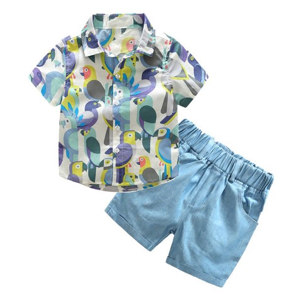 summer baby boys casual sleeve clothes animal clothing blouse shirt+shorts print short sets children, White
summer baby boys casual sleeve clothes animal clothing blouse shirt+shorts print short sets children, White