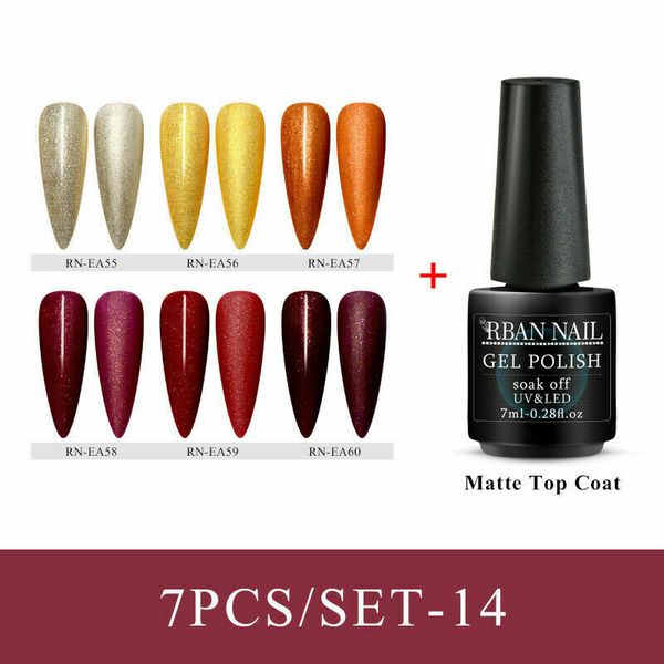 rban nail 7 pcs color uv gel nail polish set matte coat 8ml semi permanent soak off uv gel varnish diy art paint, Red;pink
rban nail 7 pcs color uv gel nail polish set matte coat 8ml semi permanent soak off uv gel varnish diy art paint, Red;pink