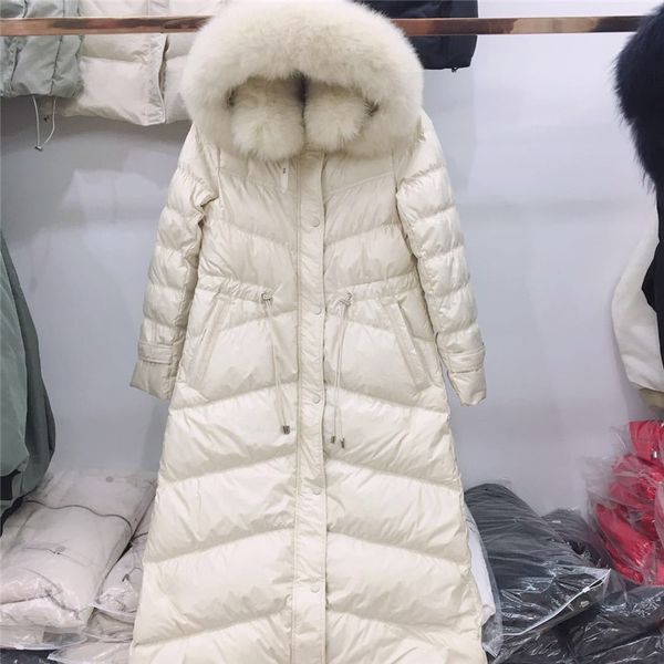 sharezz 2019 down coat winter new korean fashion slim long fur collar white duck down jacket women thick warm parka, Black
sharezz 2019 down coat winter new korean fashion slim long fur collar white duck down jacket women thick warm parka, Black