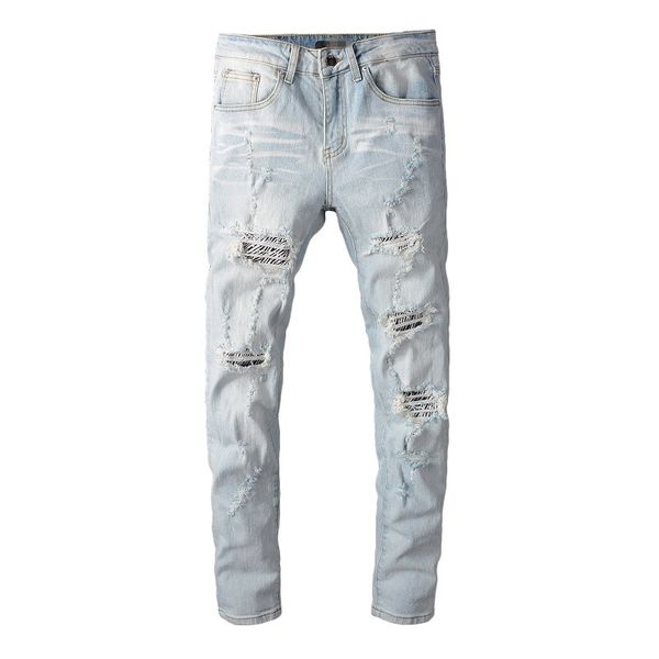 конструктор мужские джинсы проблемные ripped байкер slim fit motorcycle biker denim для мужчин хип-хоп skinny jeans, Blue
конструктор мужские джинсы проблемные ripped байкер slim fit motorcycle biker denim для мужчин хип-хоп skinny jeans, Blue