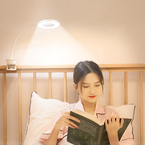 brelong 1 pc usb rechargeable clip table lamp led third gear dimming touch learning eye protection lighting white
brelong 1 pc usb rechargeable clip table lamp led third gear dimming touch learning eye protection lighting white