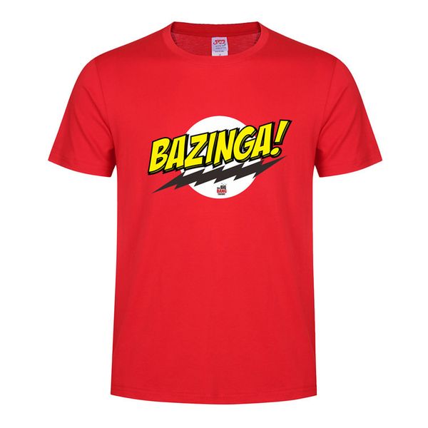 summer casual o neck men's short sleeve tees sheldon bazinga printed funny design t shirts, White;black
summer casual o neck men's short sleeve tees sheldon bazinga printed funny design t shirts, White;black