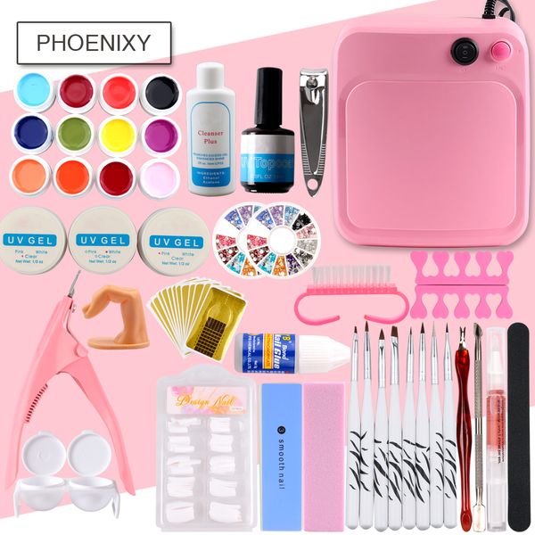 manicure set uv gel nail art kit 36w nail dryer lamp uv gel remover polish tools kit for manicure set
manicure set uv gel nail art kit 36w nail dryer lamp uv gel remover polish tools kit for manicure set