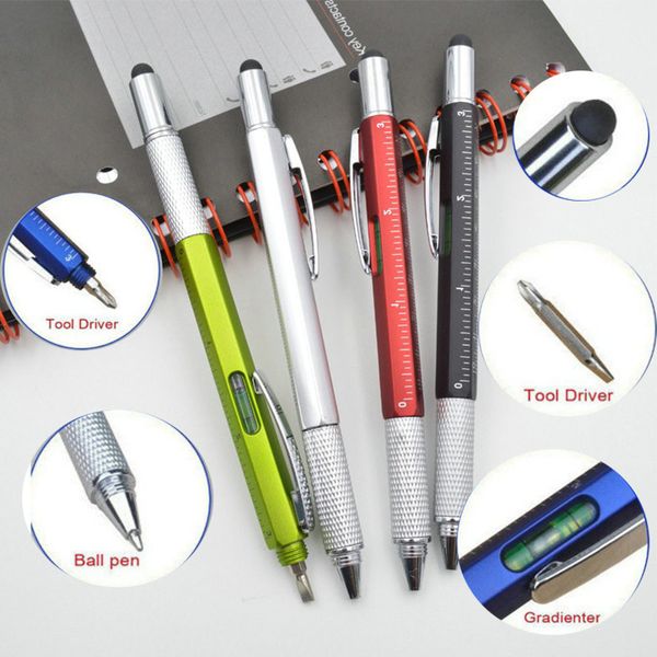 6 in 1 Multi-function Tool Screwdriver Ballpoint Pen Touch Screen Touch Capacitive Phone Handwriting Ballpoint Pen Tool Pen
6 in 1 Multi-function Tool Screwdriver Ballpoint Pen Touch Screen Touch Capacitive Phone Handwriting Ballpoint Pen Tool Pen