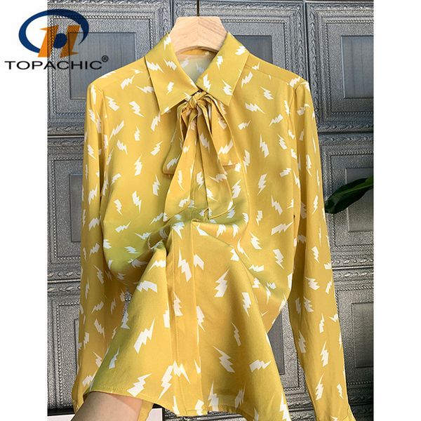 12.14 women 100% silk boluses temperament print pattern turn-down collar long sleeve shirt, White
12.14 women 100% silk boluses temperament print pattern turn-down collar long sleeve shirt, White