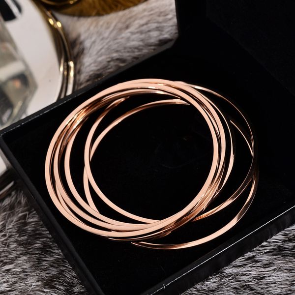 3set/piece titanium steel big circle rose gold bangles bracelet birthday party gift gold cuff bracelets for women, Black
3set/piece titanium steel big circle rose gold bangles bracelet birthday party gift gold cuff bracelets for women, Black