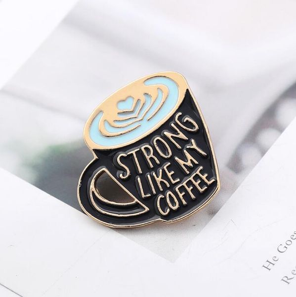 coffee enamel pin strong like my coffee enamel pin, coffee lover pin brooches bag lapel pin clothes badge jewelry gift, Gray
coffee enamel pin strong like my coffee enamel pin, coffee lover pin brooches bag lapel pin clothes badge jewelry gift, Gray