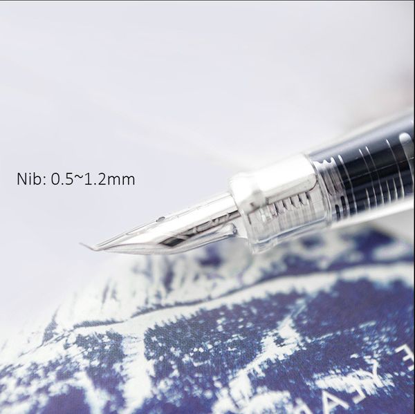 5pcs/set 0.8mm bend relief calligraphy art fountain pen metal steel inking signature refillable pens for writing gift stationery
5pcs/set 0.8mm bend relief calligraphy art fountain pen metal steel inking signature refillable pens for writing gift stationery
