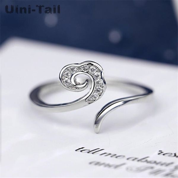 wedding rings uini-tail 925 sterling silver floating cloud micro inlay ring fashion trendy flowing sweet jewelry, Slivery;golden
wedding rings uini-tail 925 sterling silver floating cloud micro inlay ring fashion trendy flowing sweet jewelry, Slivery;golden