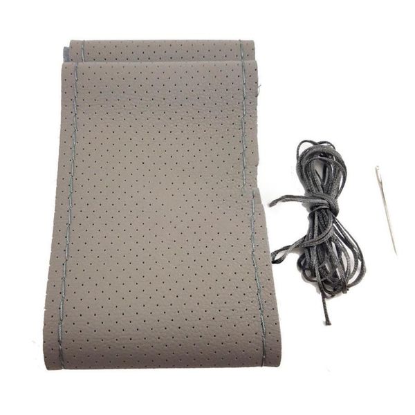 car pu leather steering wheel cover diy with thread & needle 38cm size m universal
car pu leather steering wheel cover diy with thread & needle 38cm size m universal