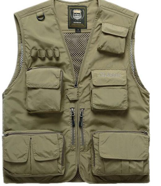 men's leisure outdoor removable multifunctional journalist travel p net quick dry fishing vest, Black;white
men's leisure outdoor removable multifunctional journalist travel p net quick dry fishing vest, Black;white